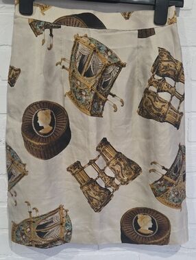 Vintage Italian Silk Skirt